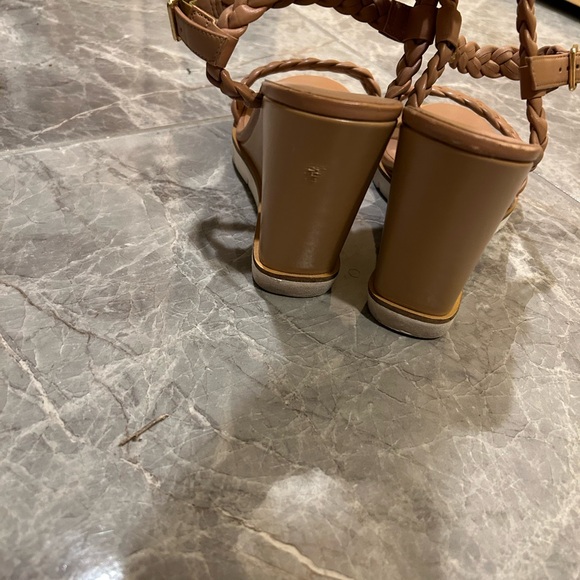 Paolo Tan Braided Sandals with Wedge Heel - Picture 3 of 4